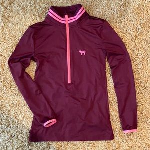 PINK Victoria’s Secret Half-zip Pullover